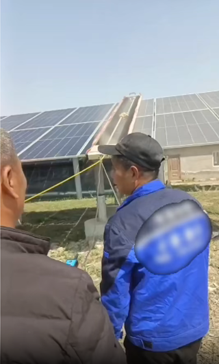 光伏设备清理现场